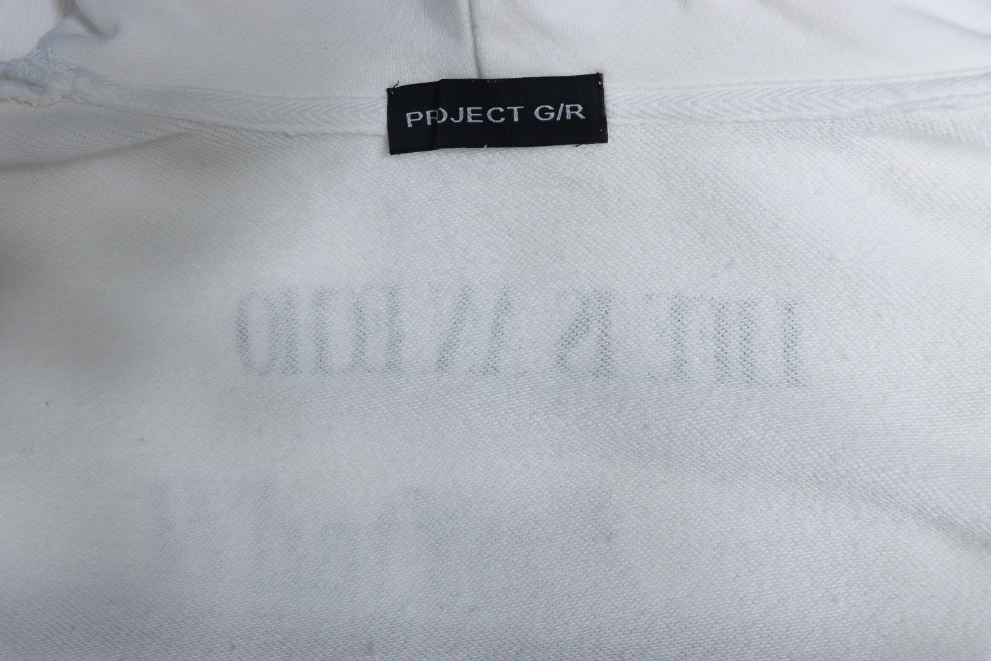 GRAILZ 23FW Ghost Hand Print Hoodie White