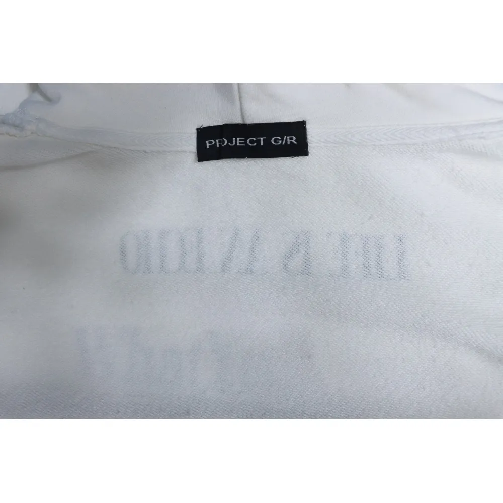 GRAILZ 23FW Ghost Hand Print Hoodie White