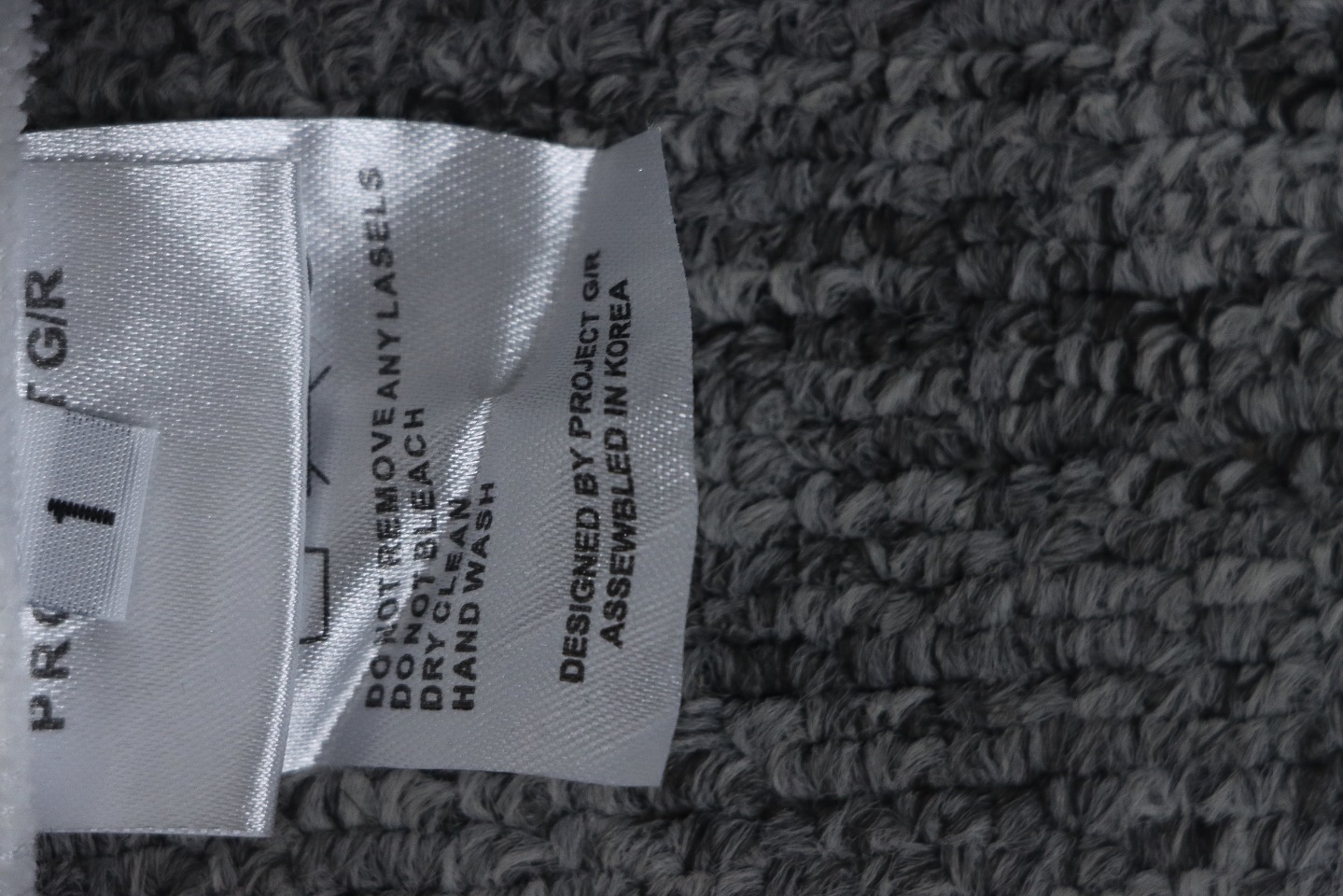 GRAILZ 23FW Ghost Hand Print Hoodie White