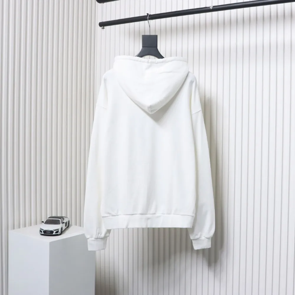 GRAILZ 23FW Ghost Hand Print Hoodie White