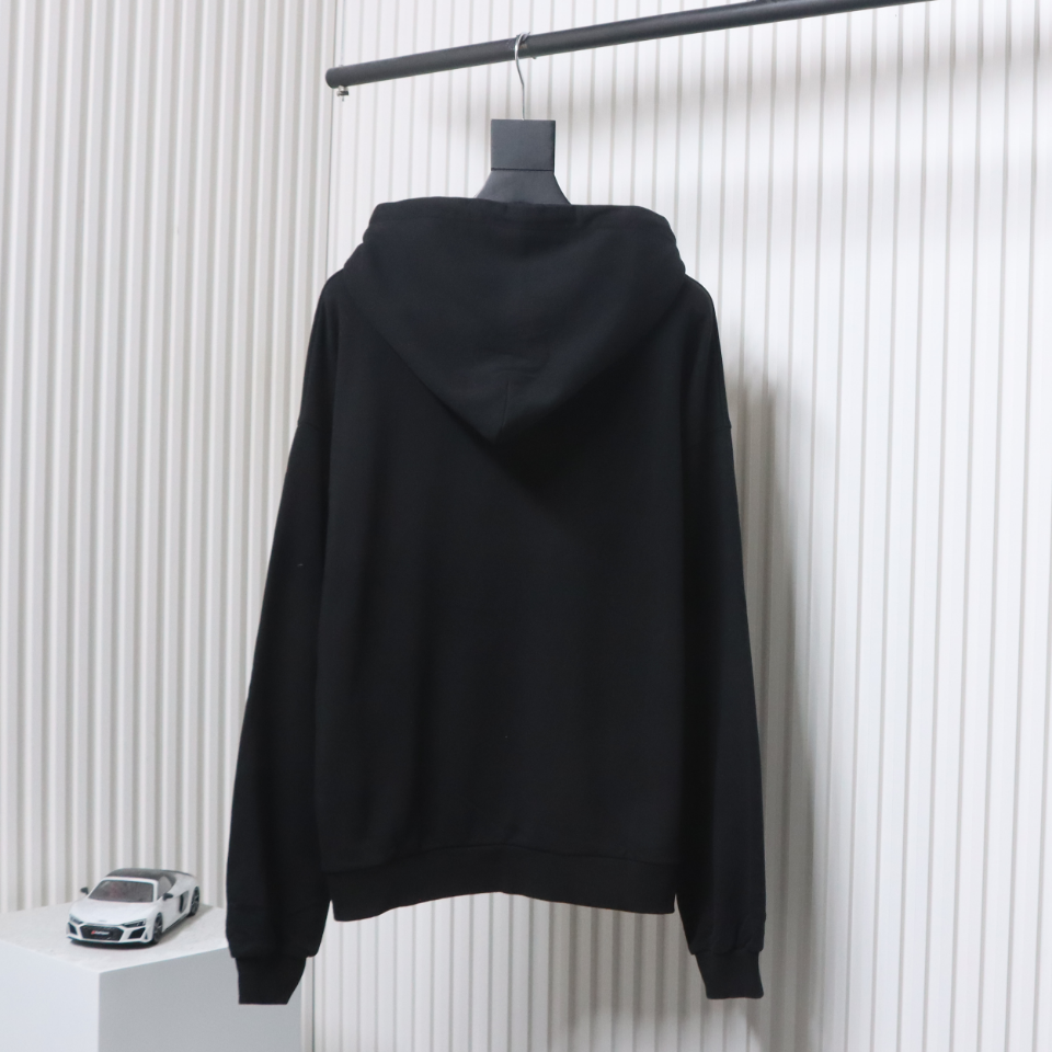 GRAILZ 23FW Lightning Letter Hoodie Black