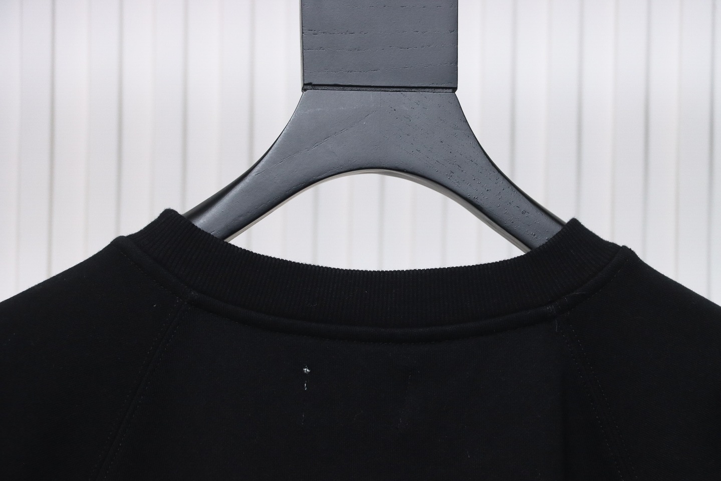 GRAILZ 23FW Masked Printed Crew Neck Hoodie Black