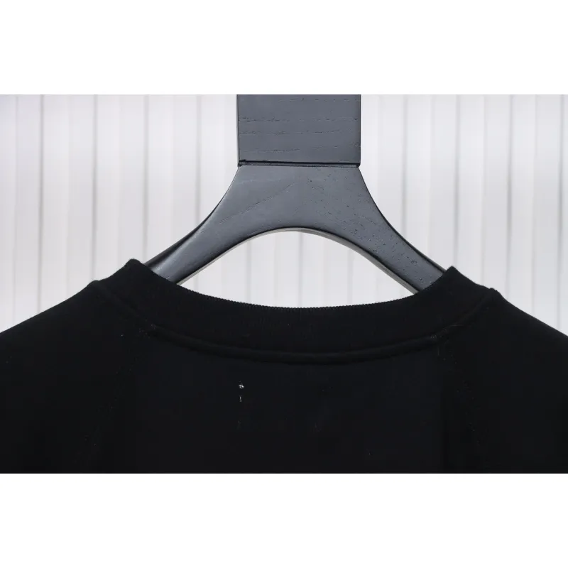 GRAILZ 23FW Masked Printed Crew Neck Hoodie Black