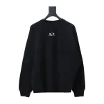 GRAILZ 23FW Masked Printed Crew Neck Hoodie Black