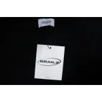 GRAILZ 23FW Masked Printed Crew Neck Hoodie Black