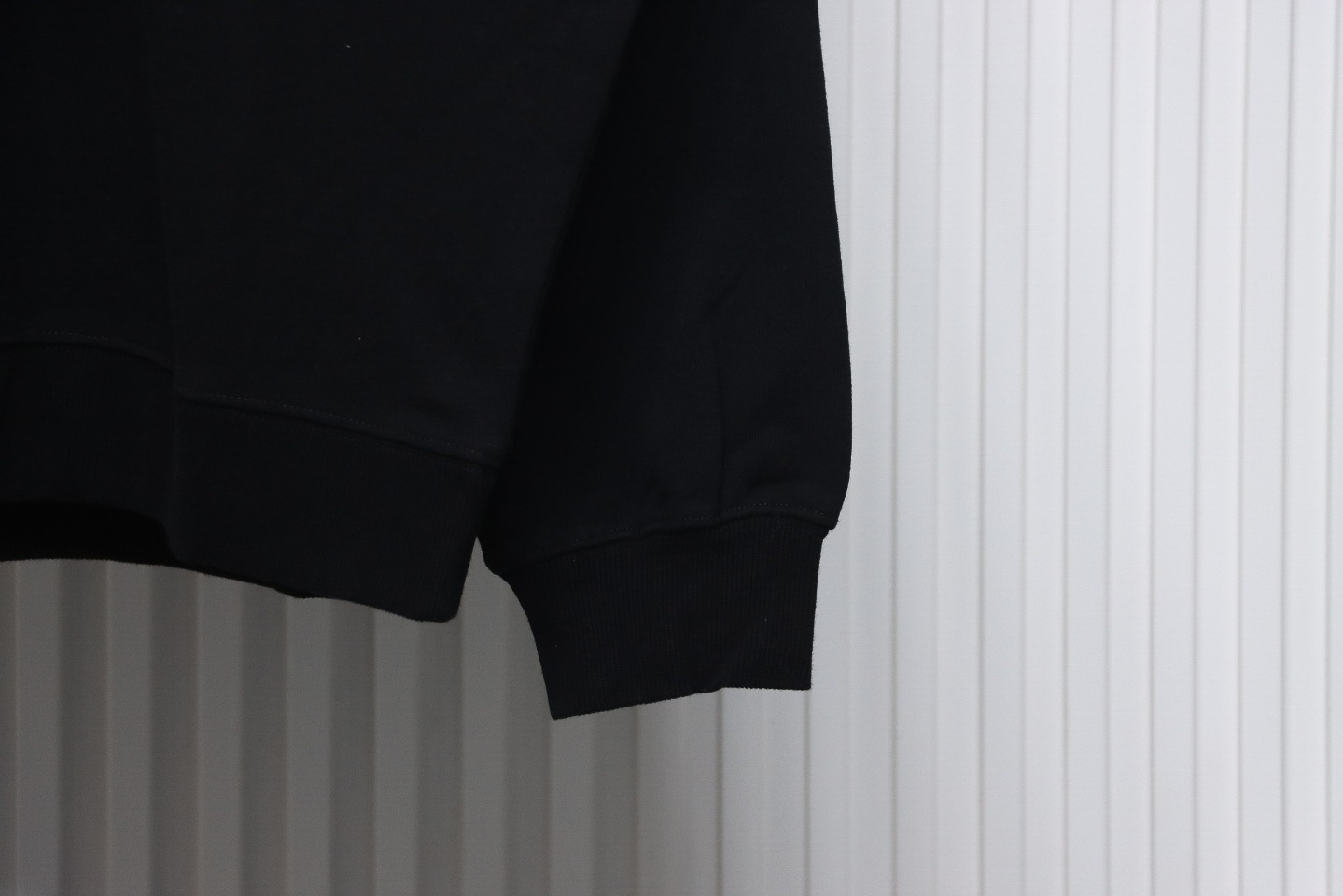 GRAILZ 23FW Masked Printed Crew Neck Hoodie Black