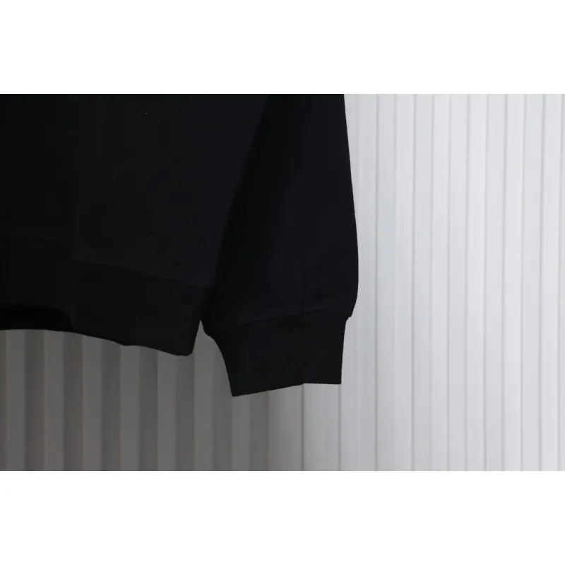 GRAILZ 23FW Masked Printed Crew Neck Hoodie Black