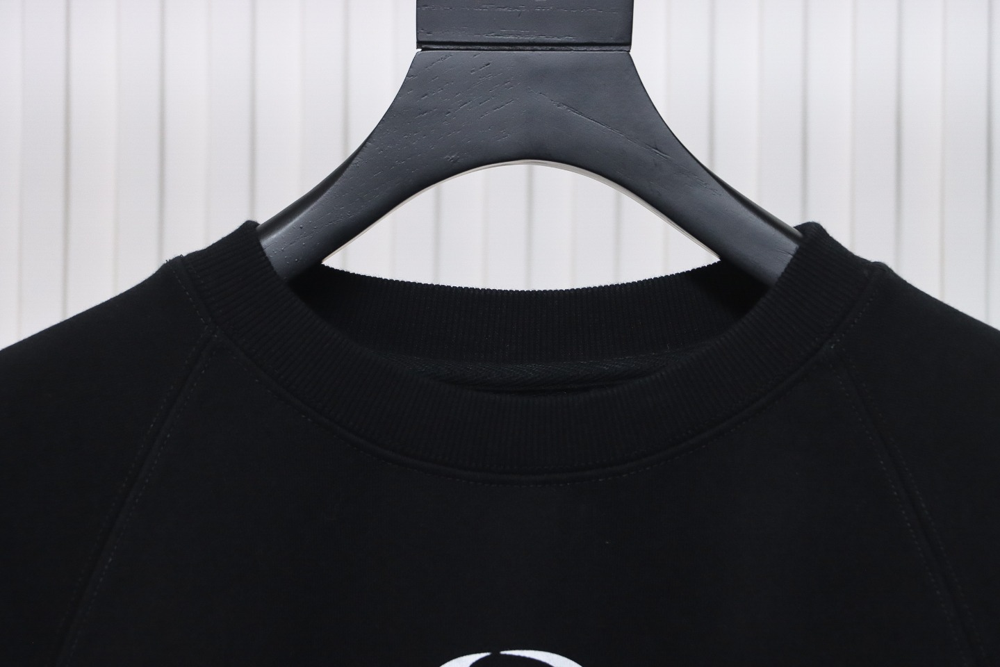 GRAILZ 23FW Masked Printed Crew Neck Hoodie Black