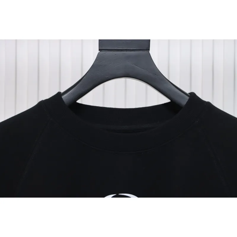 GRAILZ 23FW Masked Printed Crew Neck Hoodie Black