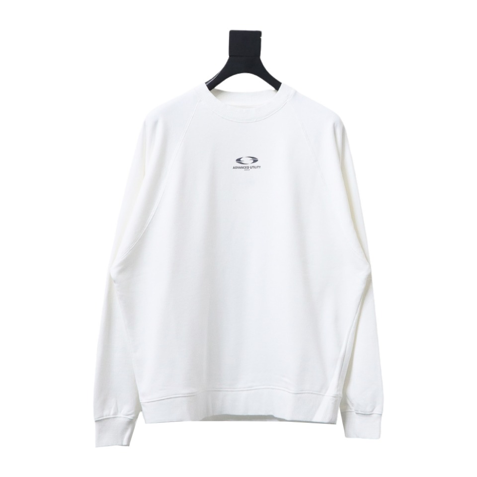 GRAILZ 23FW Masked Printed Crew Neck Hoodie White