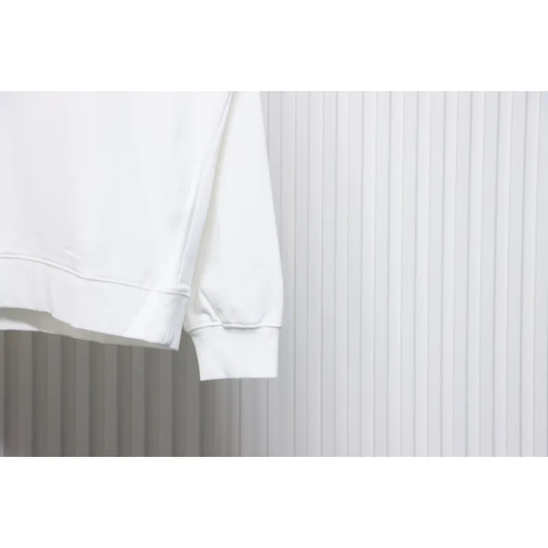 GRAILZ 23FW Masked Printed Crew Neck Hoodie White