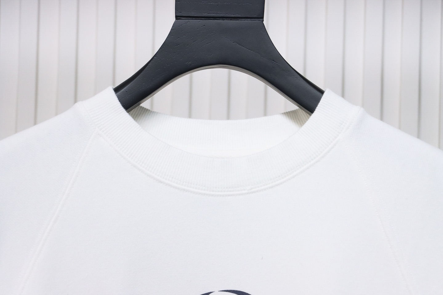 GRAILZ 23FW Masked Printed Crew Neck Hoodie White