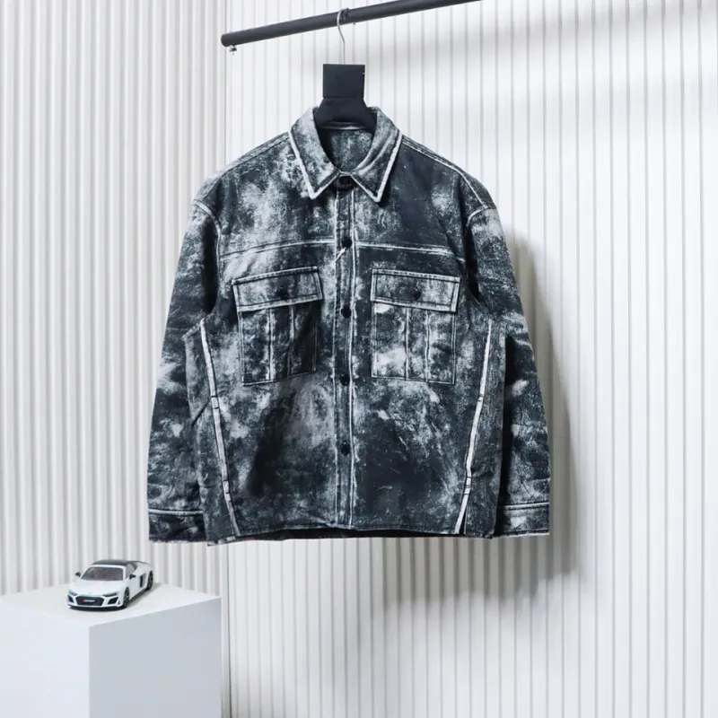 Alexander Wang 24Fw Distressed Printed Jacket