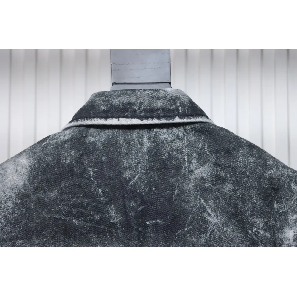 Alexander Wang 24Fw Distressed Printed Jacket
