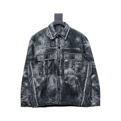 Alexander Wang 24Fw Distressed Printed Jacket 01