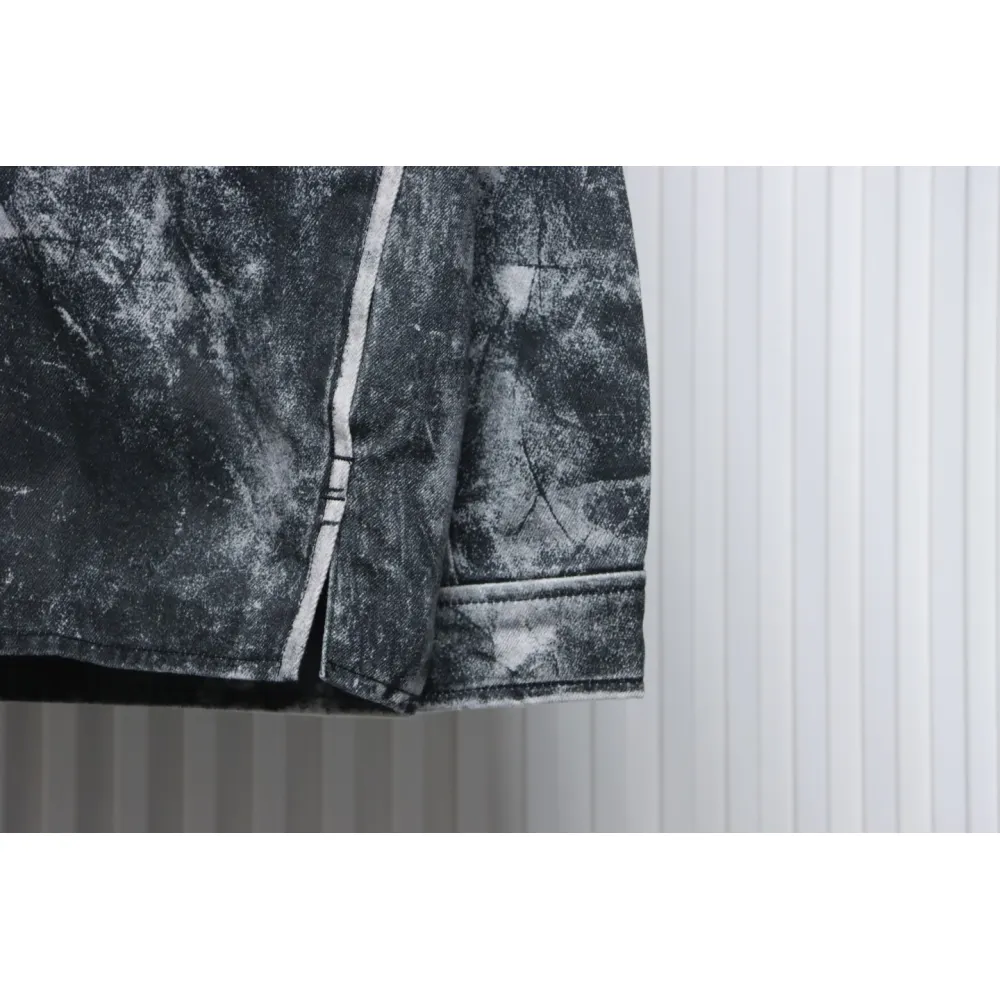 Alexander Wang 24Fw Distressed Printed Jacket