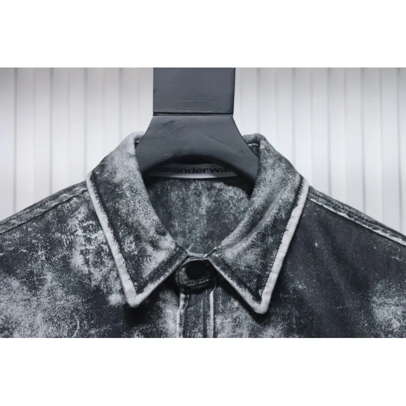 Alexander Wang 24Fw Distressed Printed Jacket
