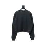 Alexander Wang Minimalist Logo Crewneck Sweatshirt Black