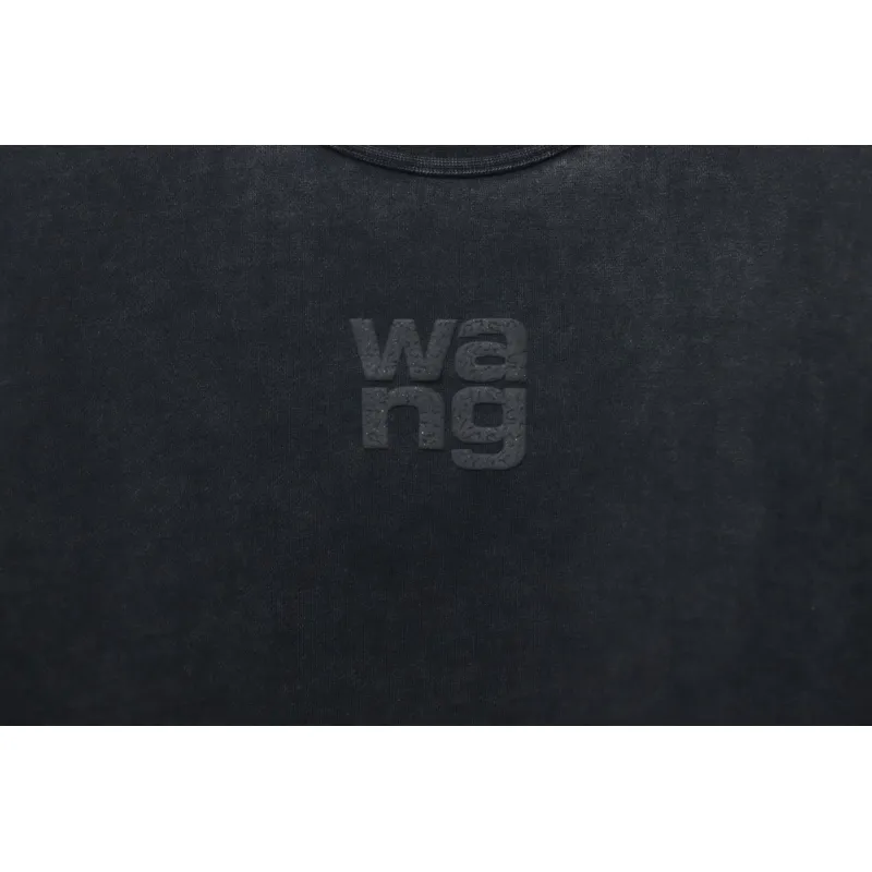 Alexander Wang Minimalist Logo Crewneck Sweatshirt Black