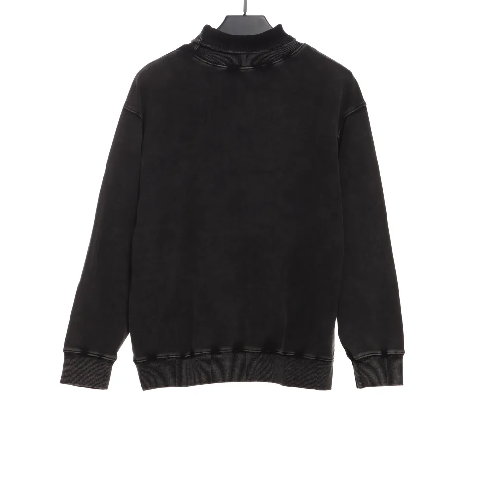 Alexander Wang Washed Distressed Lettering Sweatshirt