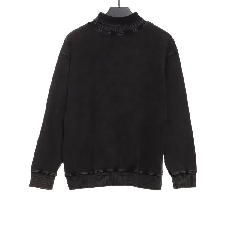 Alexander Wang Washed Distressed Lettering Sweatshirt