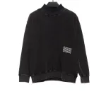 Alexander Wang Washed Distressed Lettering Sweatshirt