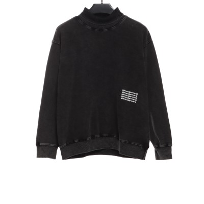 Alexander Wang Washed Distressed Lettering Sweatshirt 01