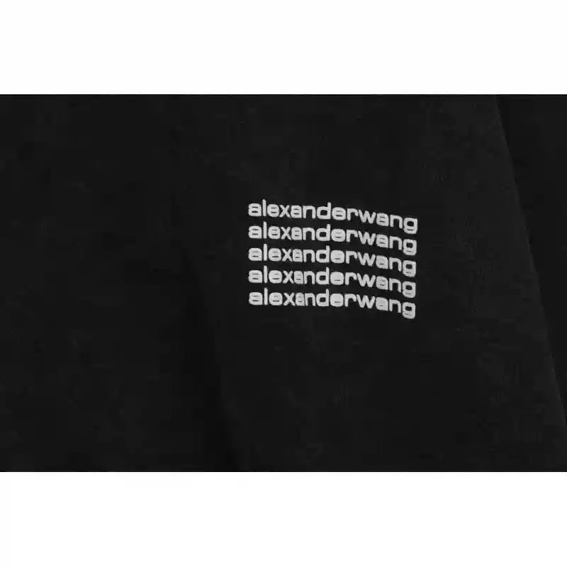 Alexander Wang Washed Distressed Lettering Sweatshirt
