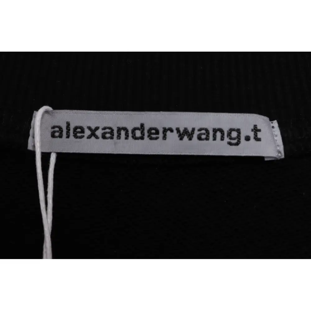 Alexander Wang Washed Distressed Lettering Sweatshirt