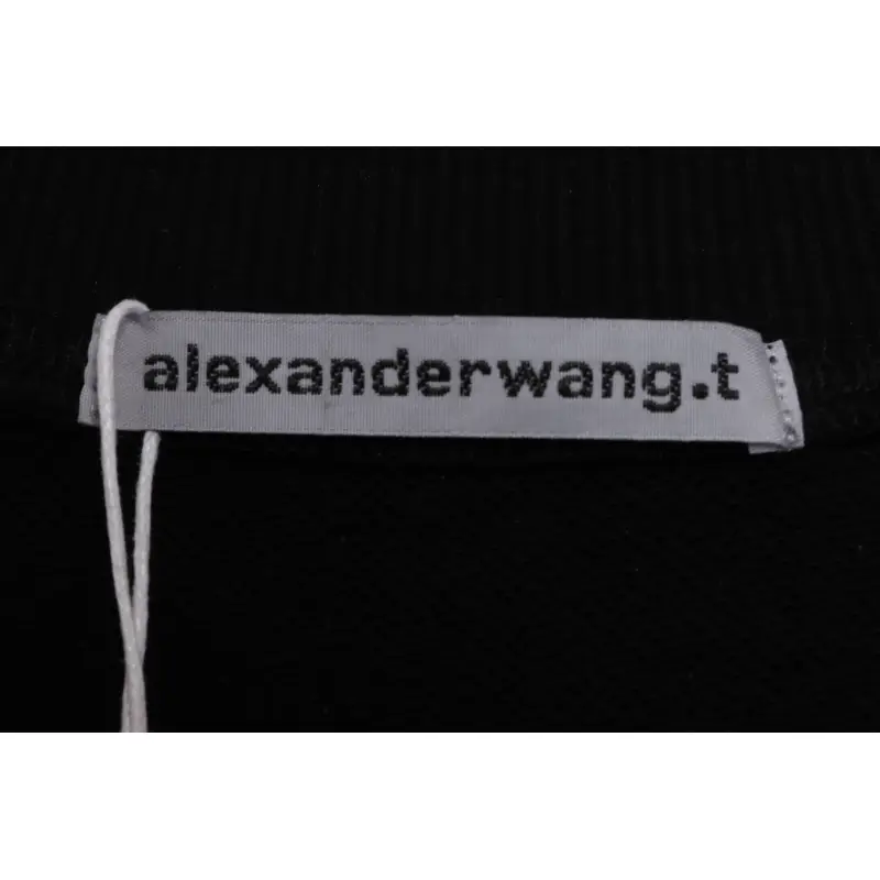 Alexander Wang Washed Distressed Lettering Sweatshirt