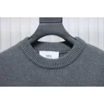 AMI Paris 21FW Heart Embroidery Crewneck Sweater Grey