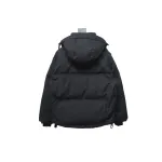 AMI Paris 23FW Heart Shape Short Down Jacket Correct Version Black
