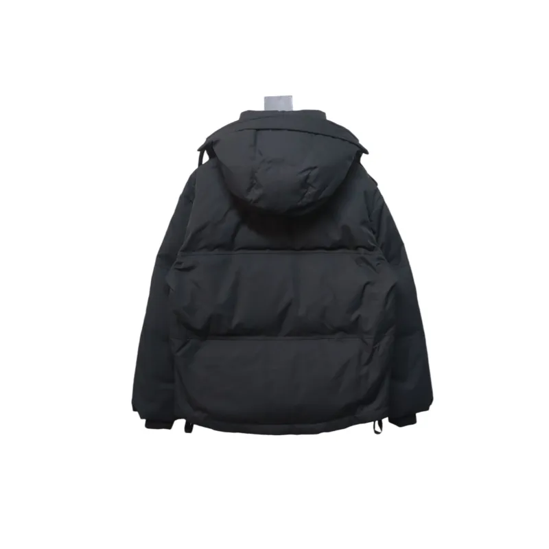 AMI Paris 23FW Heart Shape Short Down Jacket Correct Version Black