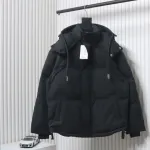 AMI Paris 23FW Heart Shape Short Down Jacket Correct Version Black