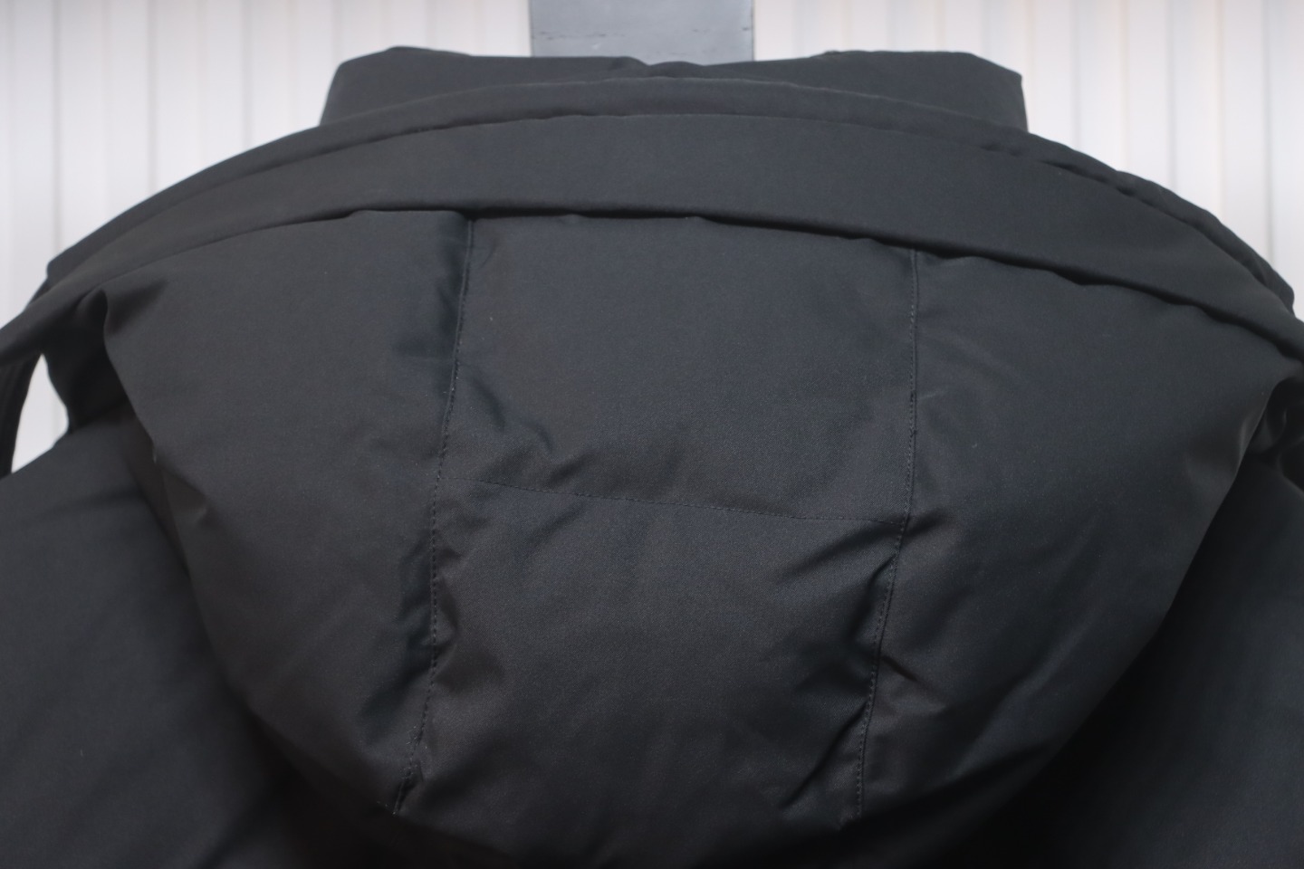 AMI Paris 23FW Heart Shape Short Down Jacket Correct Version Black