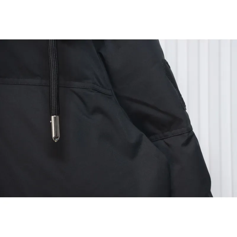AMI Paris 23FW Heart Shape Short Down Jacket Correct Version Black