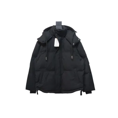 AMI Paris 23FW Heart Shape Short Down Jacket Correct Version Black 01