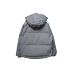 AMI Paris 23FW Heart Shape Short Down Jacket Correct Version Grey
