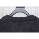 AMI Paris 24FW Cloud Mohair Cardigan Grey