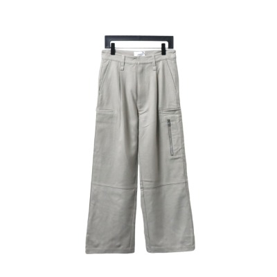 AMI Paris 24SS Wool Zipper Casual Trousers 01