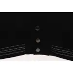 AMI Paris Bone Wool Colorblock Sleeve Baseball Jacket
