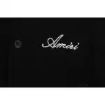 AMI Paris Bone Wool Colorblock Sleeve Baseball Jacket