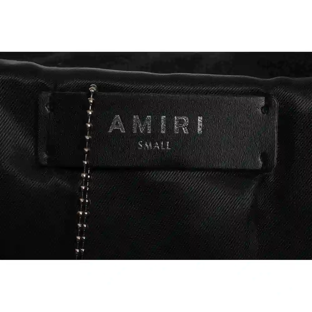 AMI Paris Bone Wool Colorblock Sleeve Baseball Jacket