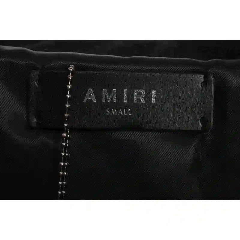 AMI Paris Bone Wool Colorblock Sleeve Baseball Jacket