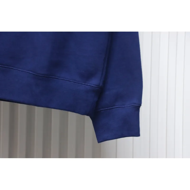 DREW HOUSE 24FW Dice Smiley Face Crewneck Hoodie Dark Blue