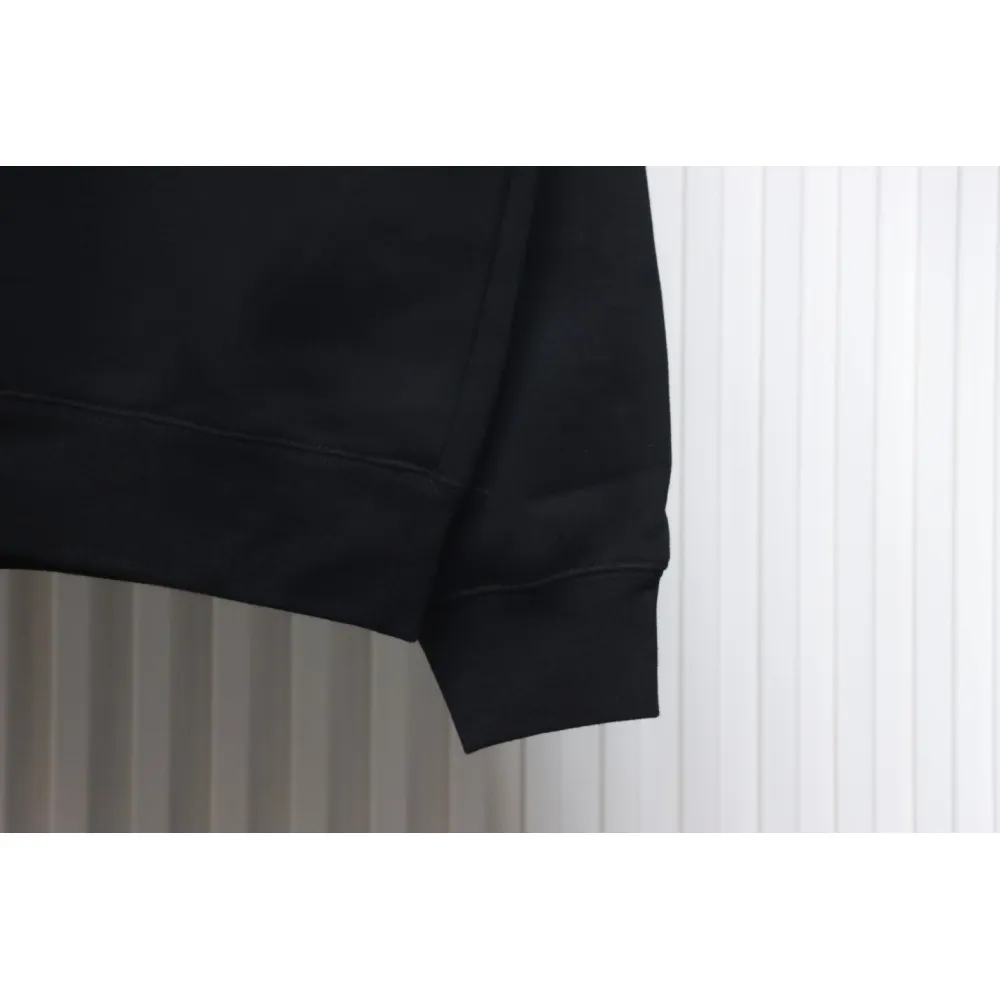 DREW HOUSE 24FW Dice Smiley Face Crewneck Hoodie Black