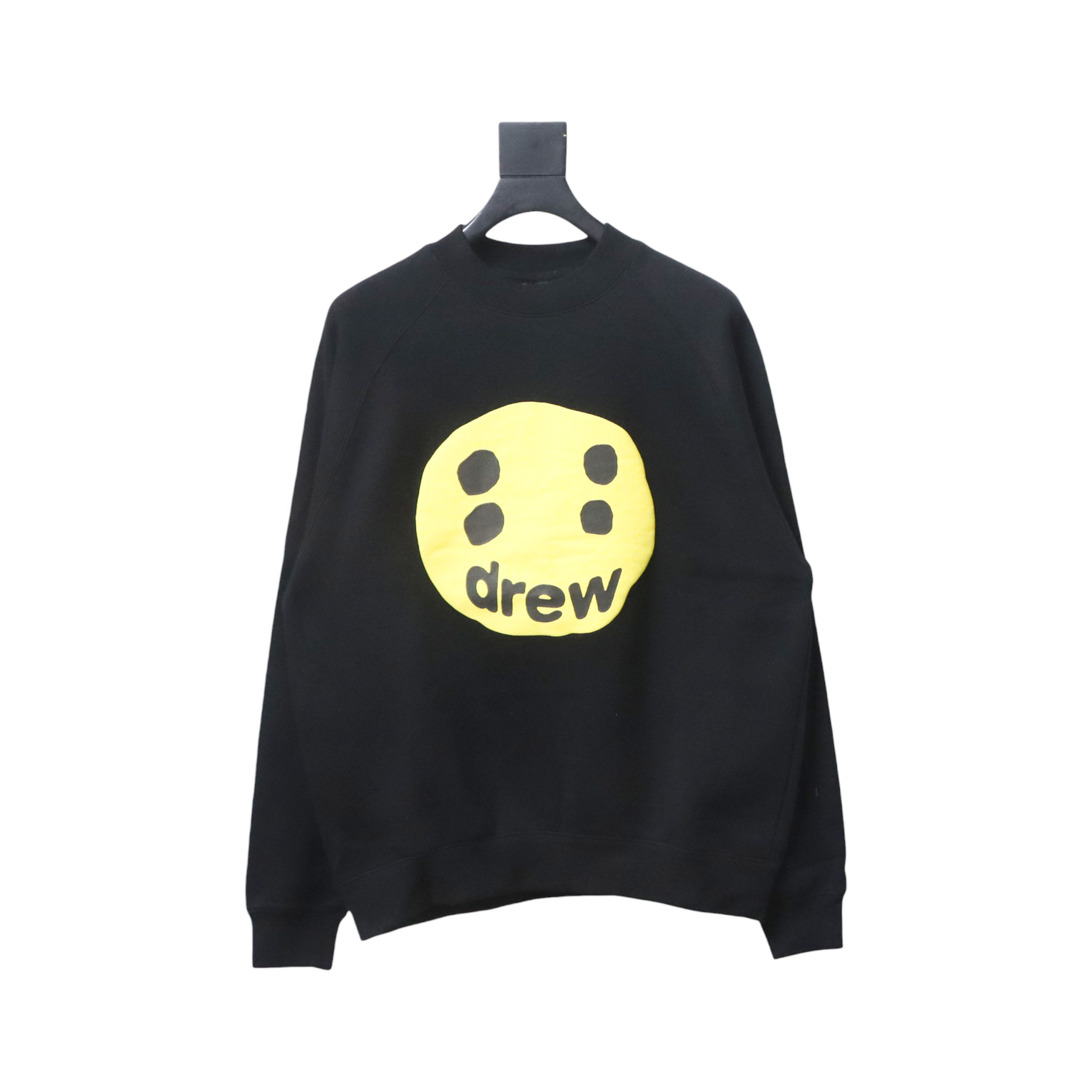 DREW HOUSE 24FW Dice Smiley Face Crewneck Hoodie Black