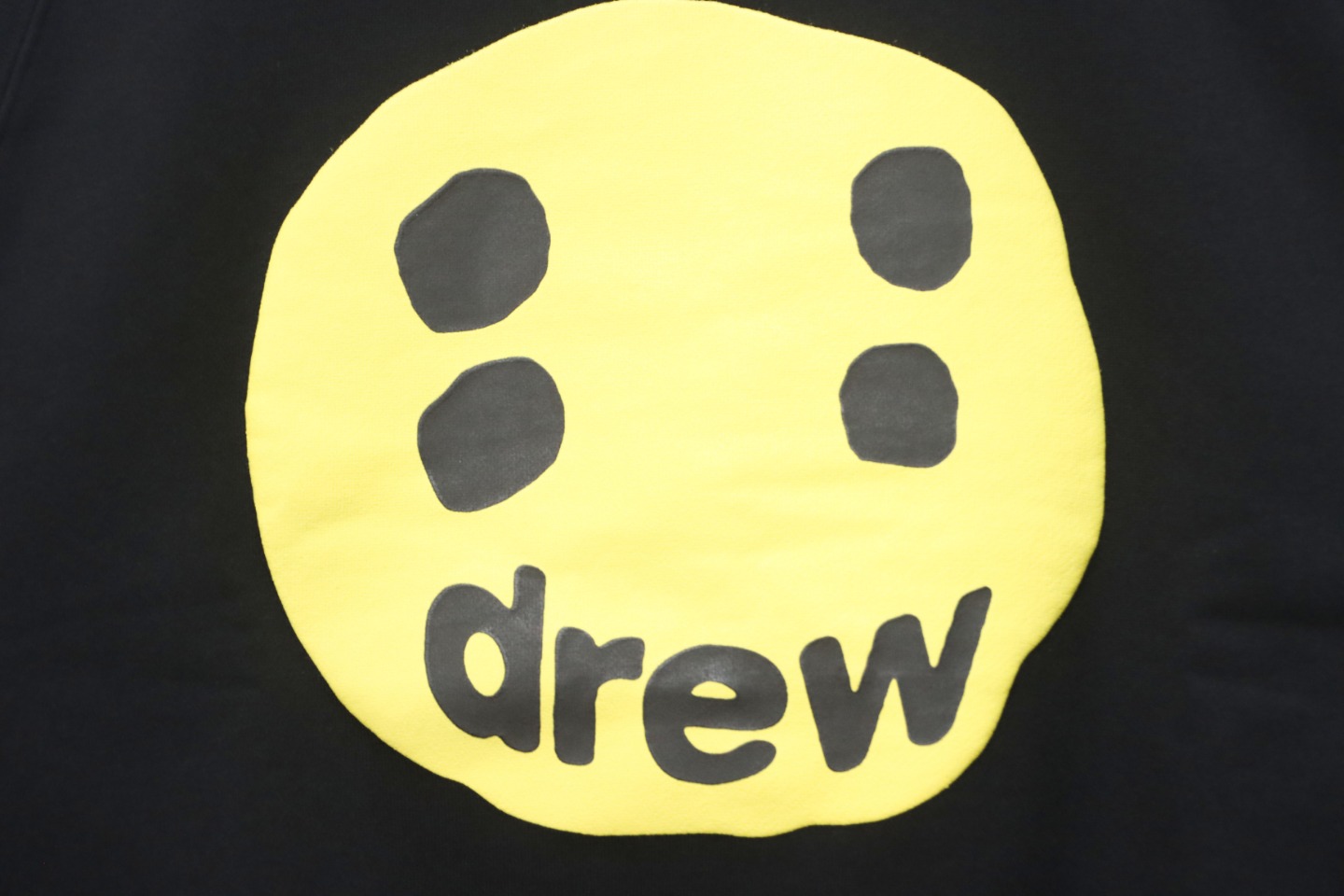 DREW HOUSE 24FW Dice Smiley Face Crewneck Hoodie Black