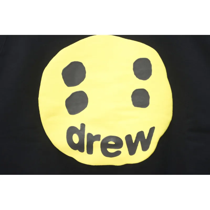 DREW HOUSE 24FW Dice Smiley Face Crewneck Hoodie Black