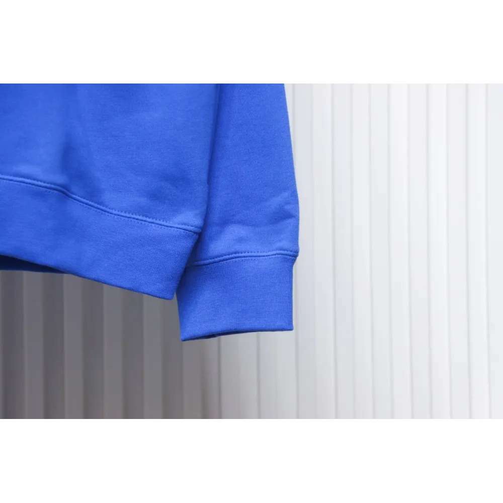 DREW HOUSE 24FW Dice Smiley Face Crewneck Hoodie Blue
